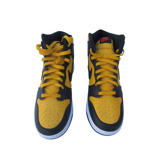 Nike Dunk High Retro Sneakers Black & Yellow Men’s Size 12 new in box - Picture 1 of 7